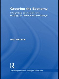 Greening the Economy (eBook, PDF) - Williams, Robert