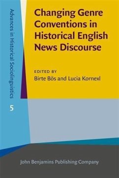 Changing Genre Conventions in Historical English News Discourse (eBook, PDF)