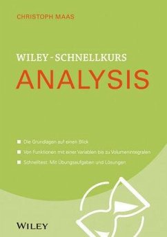 Cover Wiley-Schnellkurs Analysis (eBook, ePUB)