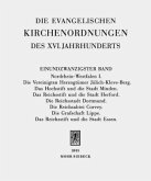 Nordrhein-Westfalen / Die evangelischen Kirchenordnungen des XVI. Jahrhunderts 21, Tl.1