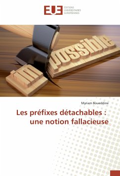 Les préfixes détachables : une notion fallacieuse - Boueddine, Myriam