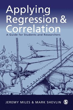 Applying Regression and Correlation (eBook, PDF) - Miles, Jeremy; Shevlin, Mark