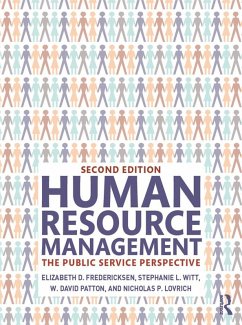 Human Resource Management (eBook, PDF) - Fredericksen, Elizabeth D.; Witt, Stephanie L.; Patton, W. David; Lovrich, Nicholas P.