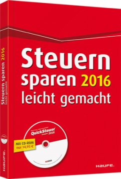 Cover Steuern sparen 2016 leicht gemacht, m. CD-ROM 