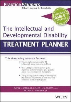 The Intellectual and Developmental Disability Treatment Planner, with DSM 5 Updates (eBook, PDF) - Berghuis, David J.; Jongsma, Arthur E.; Slaggert, Kellye H.