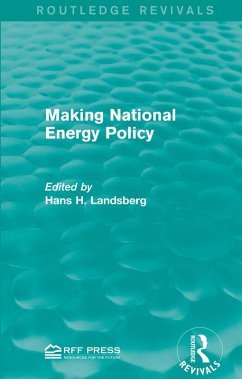 Cover Making National Energy Policy (eBook, ePUB)