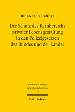 Cover Der Schutz des Kernbereichs privater Lebensgestaltung in den Polizeigesetzen des Bundes und der Länder