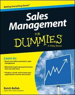 Sales Management For Dummies (eBook, PDF) - Bellah, Butch