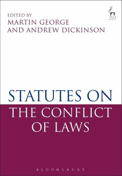 Cover Statutes on the Conflict of Laws (eBook, PDF)