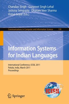Information Systems for Indian Languages (eBook, PDF)