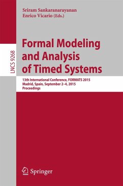 Formal Modeling and Analysis of Timed Systems (eBook, PDF)