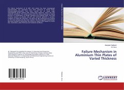 Failure Mechanism in Aluminium Thin Plates of Varied Thickness