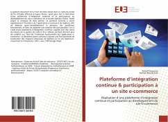 Plateforme d¿intégration continue & participation à un site e-commerce - Ouazrane, Achraf;Bouzkraoui, Hicham