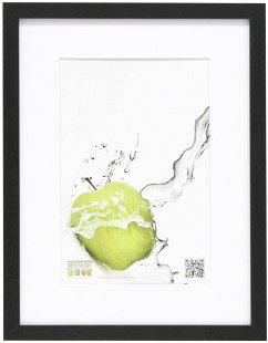 Cover Deknudt S66KF2 P1 20x25 Holz schwarz mit Passepartout