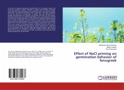 Effect of NaCl priming on germination behavior of fenugreek