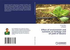 Effect of environment and nutrients on herbage and oil yield of davana - Muthu, Jancirani;Jothi, L. Jeeva;Ananthan, M.
