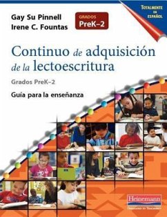 Continuo de Adquisicion de la Lectoescritura Totalmente En Espanol - Fountas, Irene; Pinnell, Gay Su