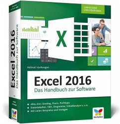 Excel 2016 - Das Handbuch zur Software - Vonhoegen, Helmut