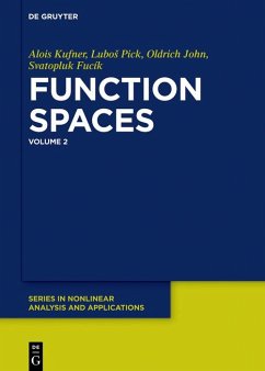 Function Spaces, 2 - Pick, Lubos;Musil, Vit;Kufner, Alois
