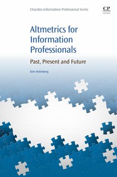Cover Altmetrics for Information Professionals (eBook, ePUB)