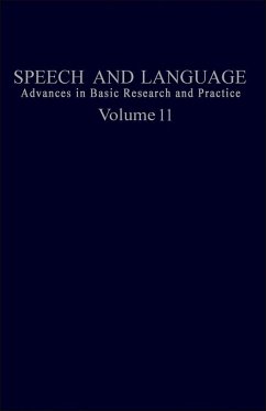 Speech and Language (eBook, PDF)