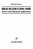 High Resolution NMR (eBook, PDF)