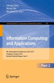 Information Computing and Applications (eBook, PDF)