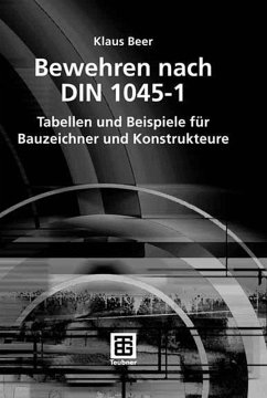 Cover Bewehren nach DIN 1045-1 (eBook, PDF)