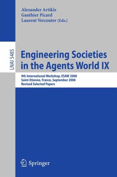 Engineering Societies in the Agents World IX (eBook, PDF)