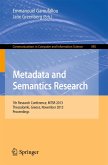 Metadata and Semantics Research (eBook, PDF)