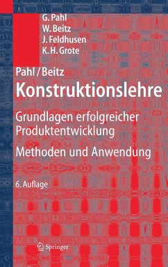 Pahl/Beitz Konstruktionslehre (eBook, PDF) - Pahl, Gerhard; Beitz, Wolfgang; Schulz, Hans-Joachim; Jarecki, U.