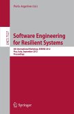 Software Engineering for Resilient Systems (eBook, PDF)