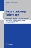 Human Language Technology. Challenges for Computer Science and Linguistics (eBook, PDF)
