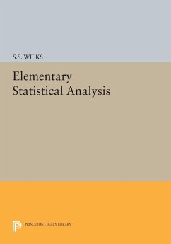 Elementary Statistical Analysis - Wilks, Samuel Stanley