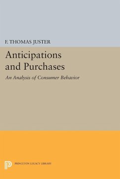 Anticipations and Purchases - Juster, Francis Thomas