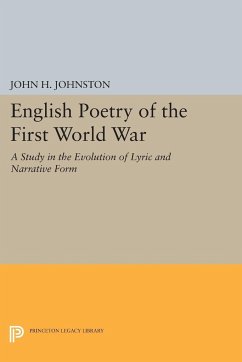 English Poetry of the First World War - Johnston, John H.