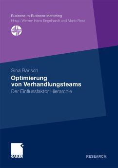 Optimierung von Verhandlungsteams (eBook, PDF) - Barisch, Sina