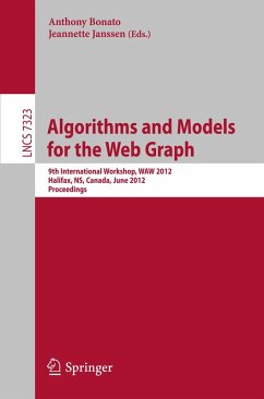 Algorithms and Models for the Web Graph (eBook, PDF)