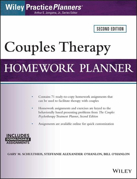 Couples Therapy Homework Planner Couples Therapy Homework Planner