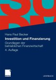 Investition und Finanzierung (eBook, PDF)