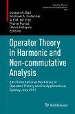 Operator Theory in Harmonic and Non-commutative Analysis (eBook, PDF)