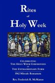 Rites of Holy Week in the Extraordinary Form