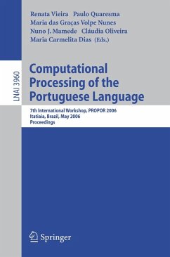 Computational Processing of the Portuguese Language (eBook, PDF)