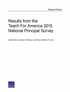 Results from the Teach For America 2015 National Principal Survey - Rudnick, Mollie; Edelman, Amanda F; Kharel, Ujwal