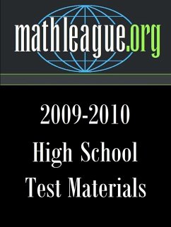 High School Test Materials 2009-2010 - Sanders, Tim