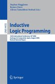 Inductive Logic Programming (eBook, PDF)