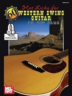 60 Hot Licks for Western Swing Guitar Book - Joe Carr
