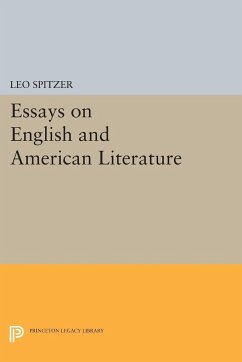 Essays on English and American Literature - Spitzer, Leo