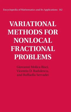 Variational Methods for Nonlocal Fractional Problems - Molica Bisci, Giovanni; Radulescu, Vicentiu D.; Servadei, Raffaella