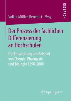 Cover Der Prozess der fachlichen Differenzierung an Hochschulen (eBook, PDF)